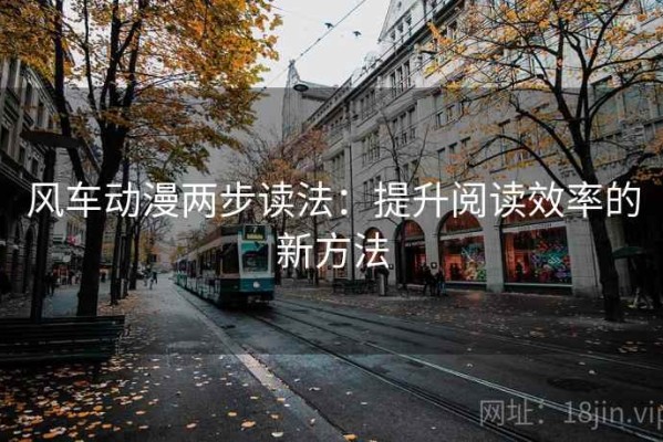风车动漫两步读法：提升阅读效率的新方法