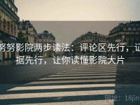 努努影院两步读法：评论区先行，证据先行，让你读懂影院大片