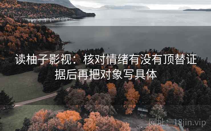 读柚子影视：核对情绪有没有顶替证据后再把对象写具体